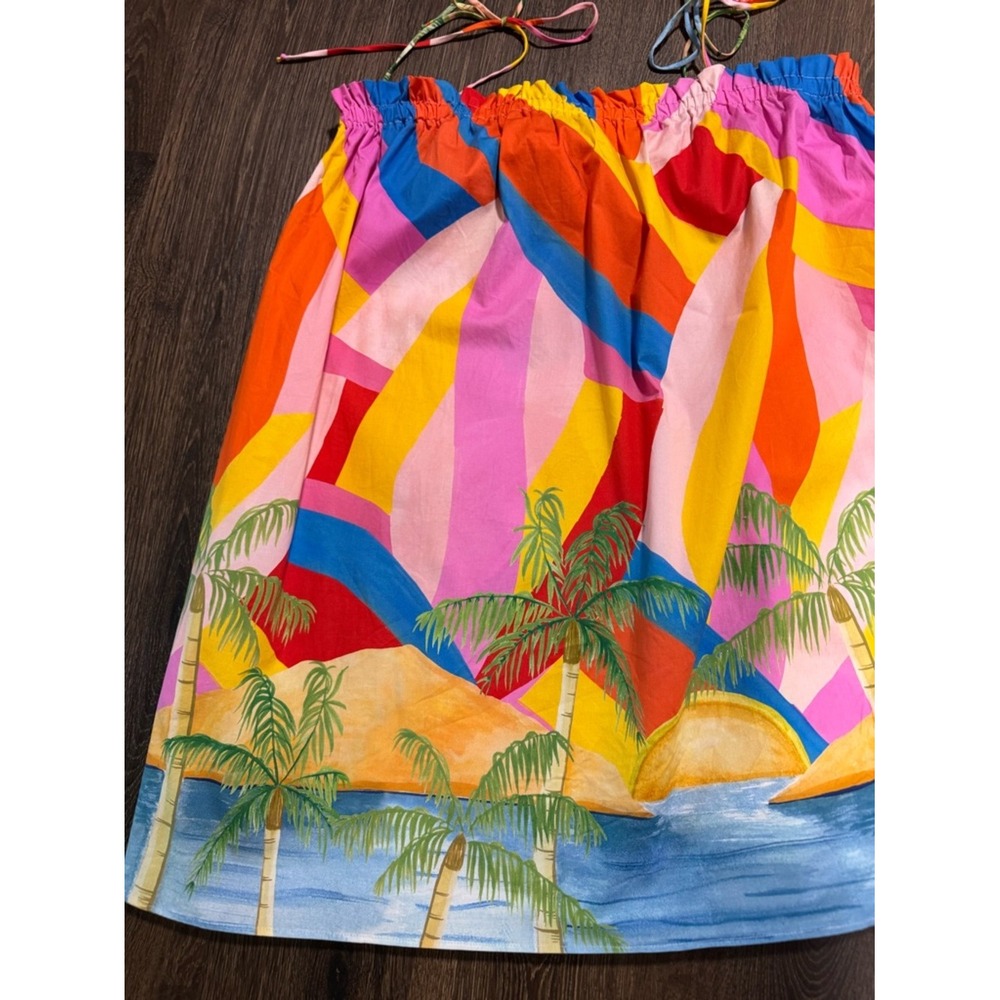 Show Me Your Mumu Womens Rainbow Key Angel Mini Dress XL Strappy Beach Tropical - Picture 3 of 10
